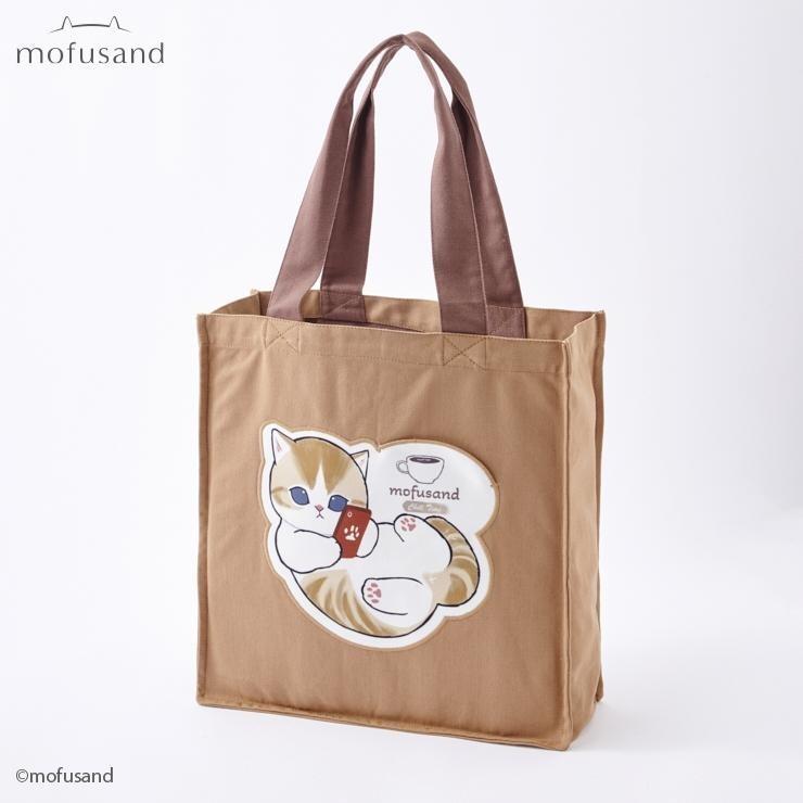 しまむら、トートバッグ(mofusand)・レッド 商品画像