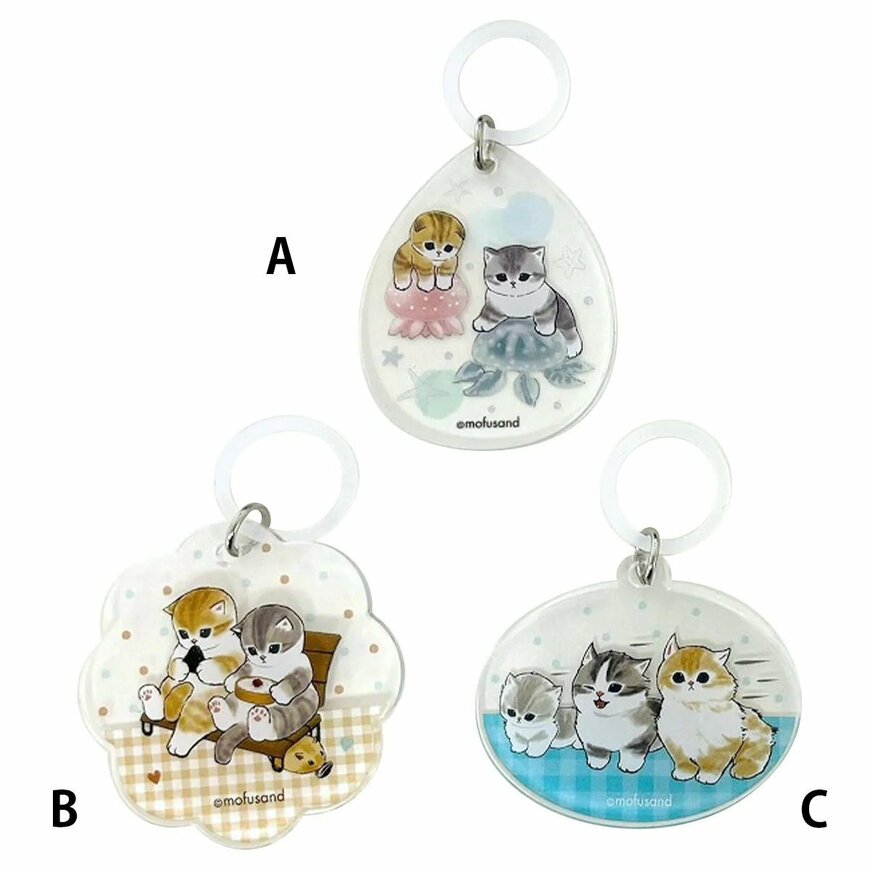 ワッツ公式　mofusand モフサンド アクリルアンブレラチャームの画像