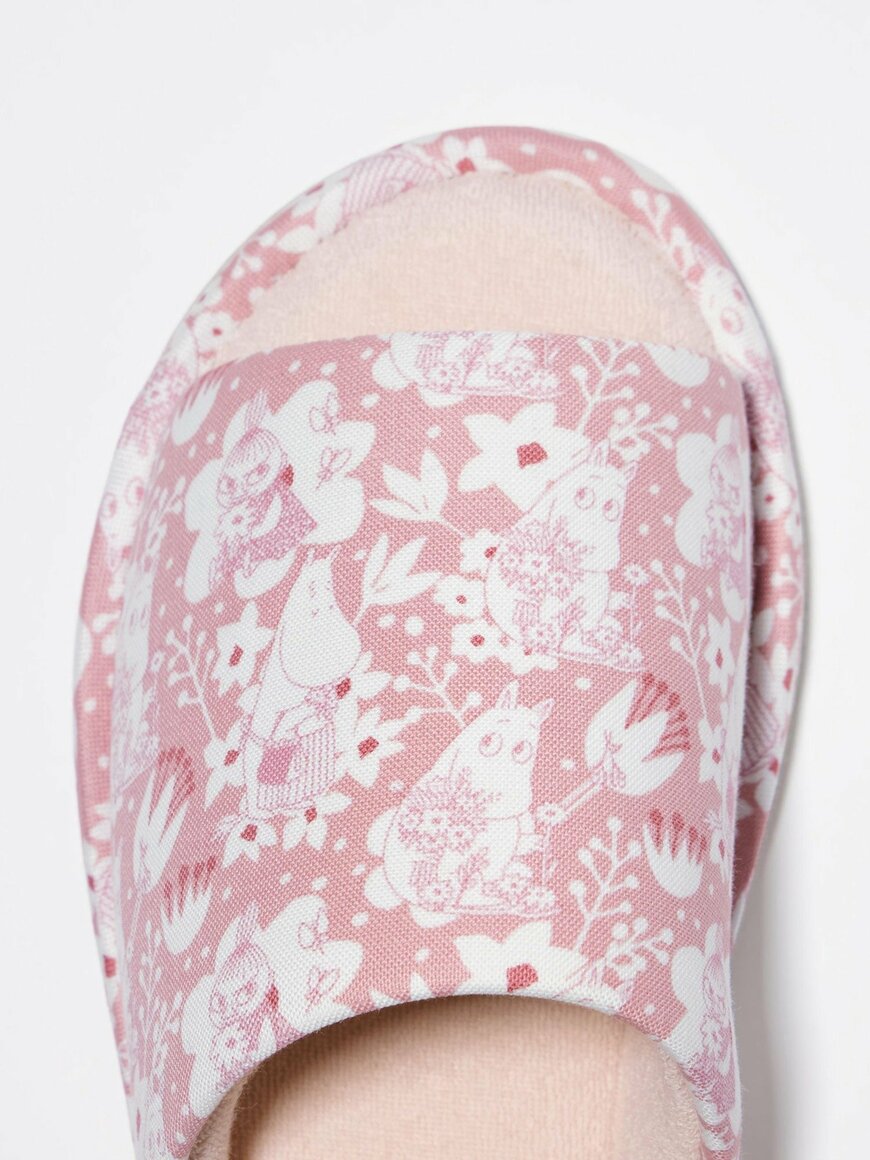 ユニクロ公式　ムーミンオープントゥルームシューズ