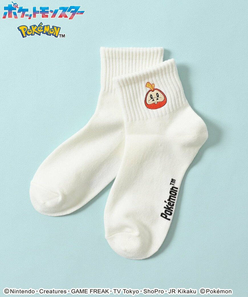 ポケモン/ソックス(白)