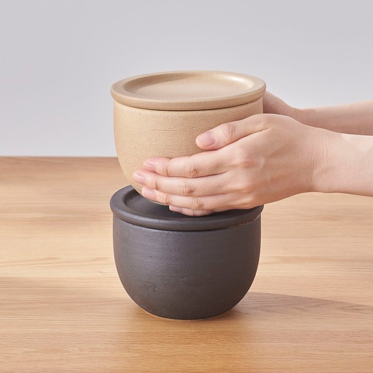 KEYUCA公式 【信楽焼】信楽の土 おひつ