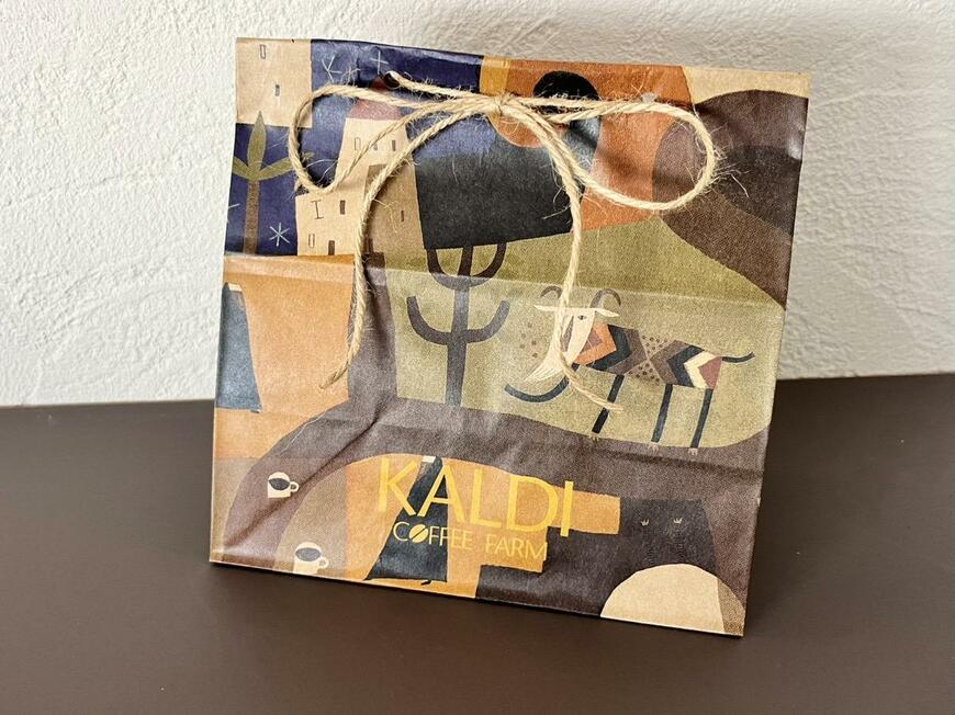 カルディオリジナル紙袋をリメイク(SSサイズ)