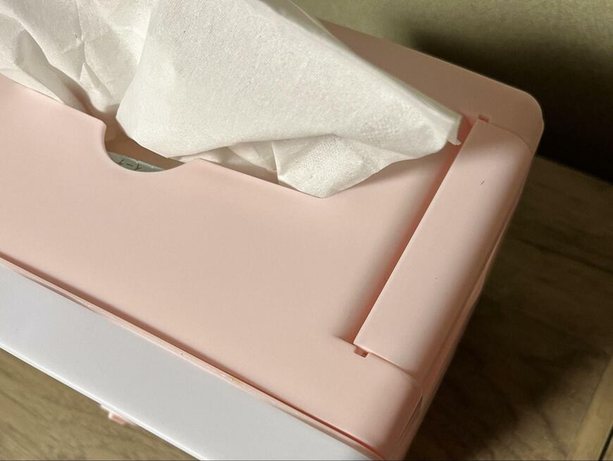 ダイソー、テレビ型スマホスタンド(ティッシュボックス、ペン立て付)画像