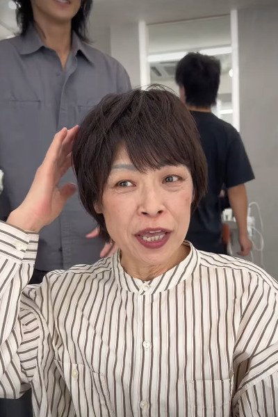 施術後の女性