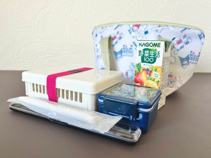 ランチタイムも充実する！お弁当バッグにもってこい