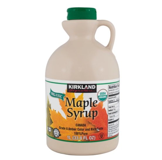 有機認証品のオーガニックメープルシロップ