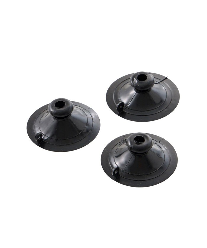 付属の吸盤フックを窓に貼り付けるだけで準備完了