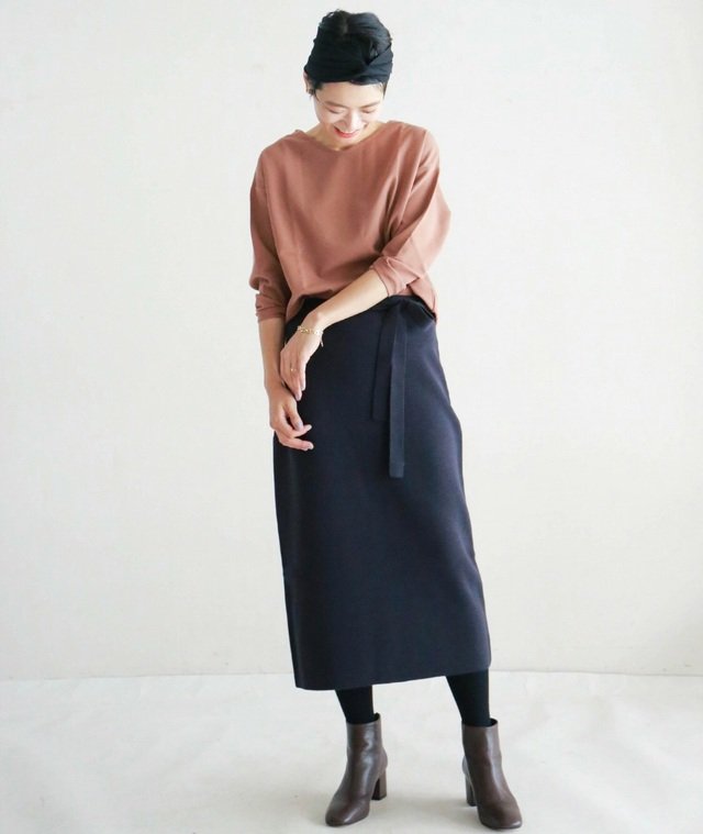 NOMBRE IMPAIR - アンチピリング ペンシルニットスカート ¥12,960（税込）