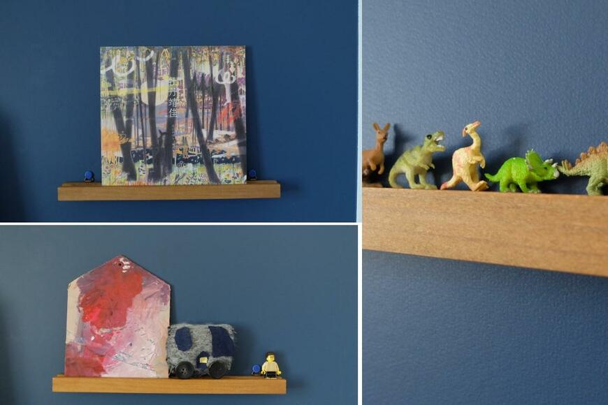 筆者撮影　（セリア　インテリアウォールバー）