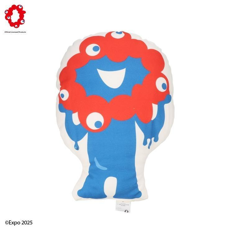 出所：しまむら公式オンラインストア ダイカットクッション（大阪・関西万博）