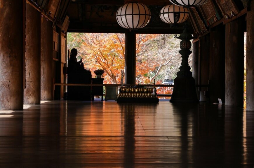 長谷寺の紅葉