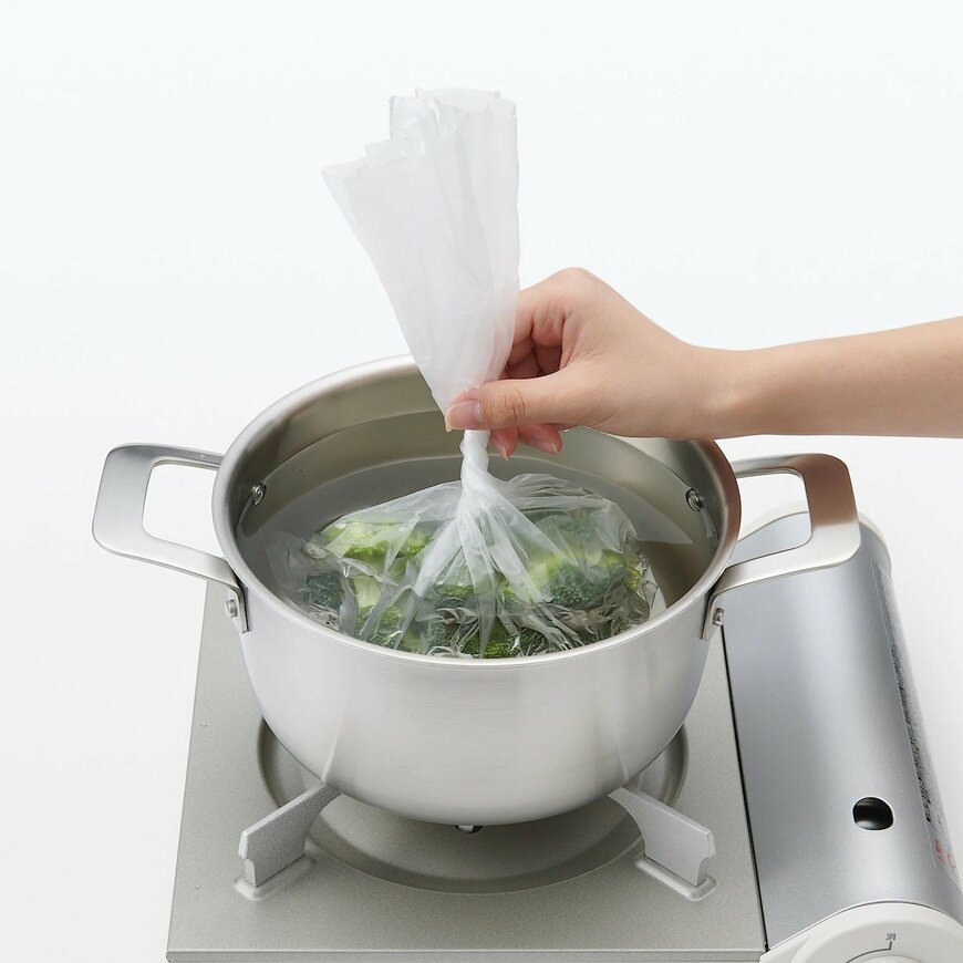 湯せん調理ができるポリエチレン袋