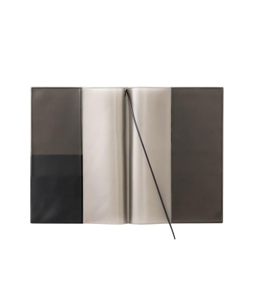  3COINS、 《四六判サイズ》表紙が見えるブックカバー：L商品画像