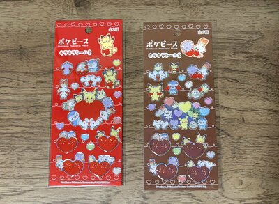 セリア、ポケピース キラキラシール2商品画像