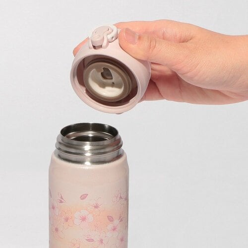 SAKURA2026ハンディーステンレスボトルピンクベージュ500ml