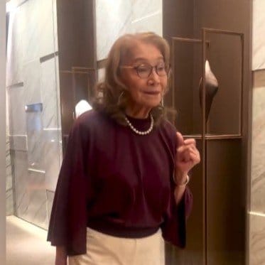 【91歳マダム】夏の「紫コーデ」が上品で憧れる！「素敵で若々しい」「センスが本当に上品」の声