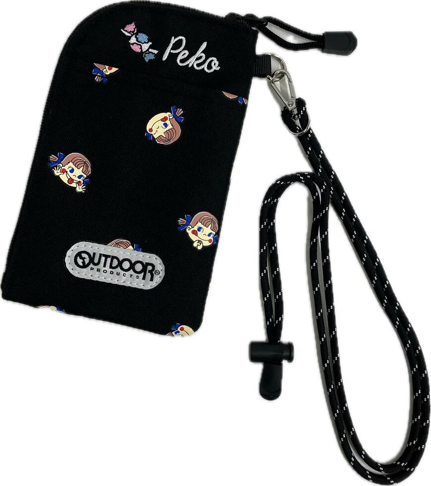 出所：不二家「【不二家】いろいろな表情のペコちゃんが楽しめるかわいいデザイン！Peko×OUTDOOR PRODUCTS 限定アイテム発売」（PRTIMES）