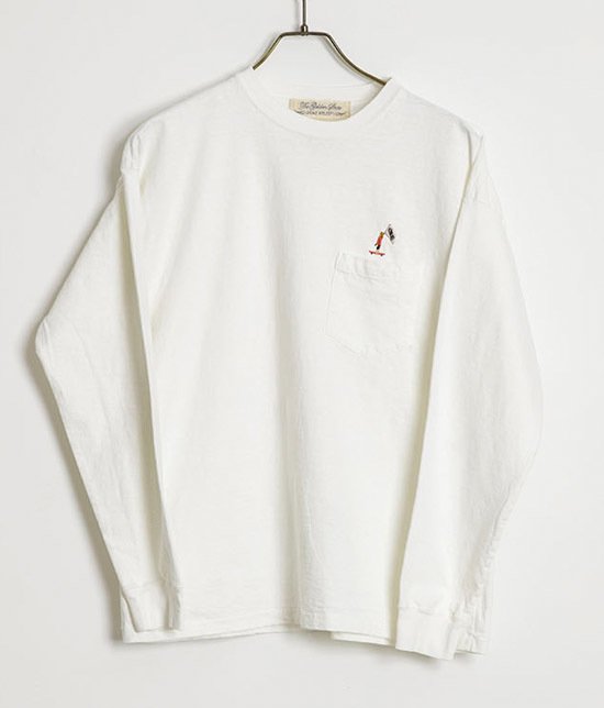 REMI RELIEF - 16/-天竺 ポケ ロングスリーブ (スケーター刺繍) ¥10,584（税込）
