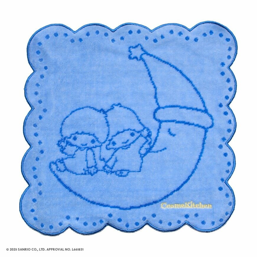 出所：株式会社マッシュホールディングス 【Cosme Kitchen】＜Kiki&Lala＞ タオルハンカチ（ブルー）