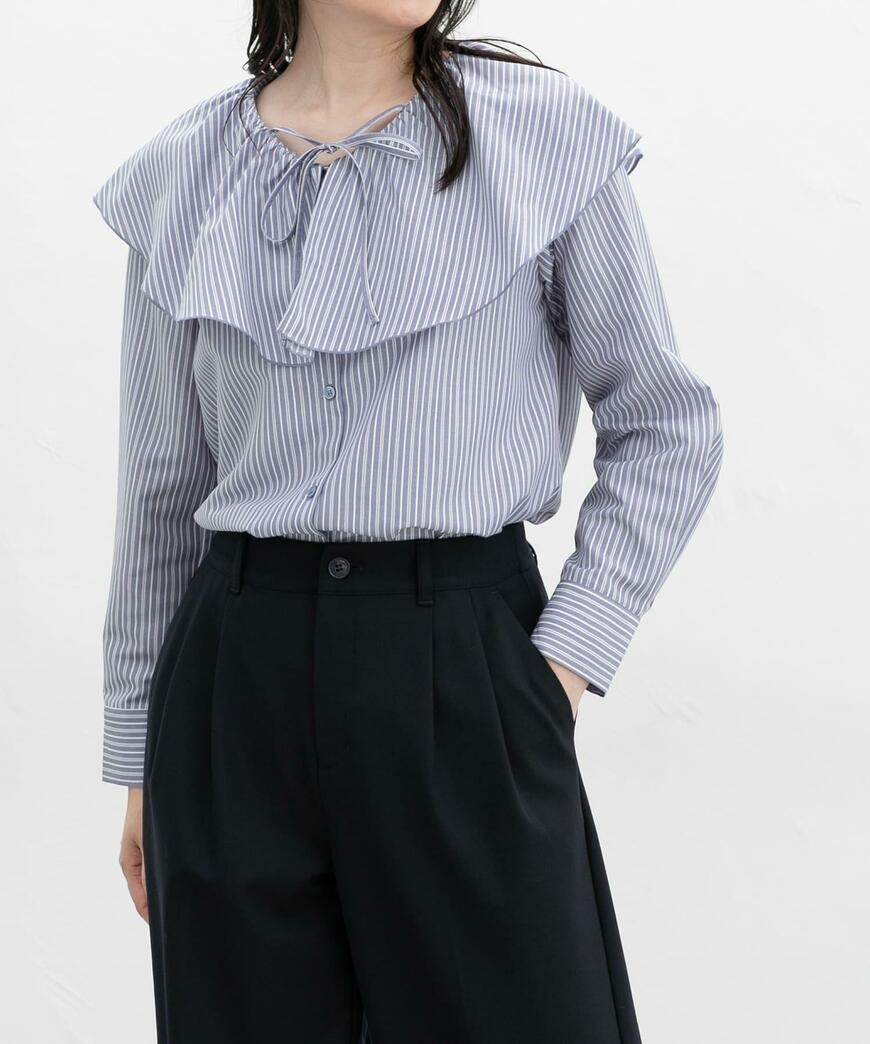 ハニーズ　フリルカラーブラウス