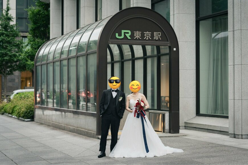 今までにない東京駅のウエディングフォト