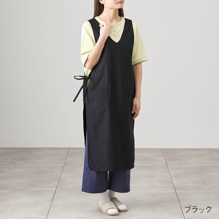 ケユカ公式　撥水ワンピースエプロン　画像