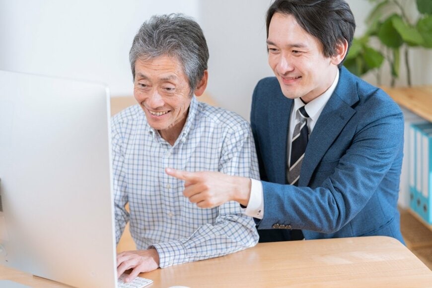 高齢の男性の写真