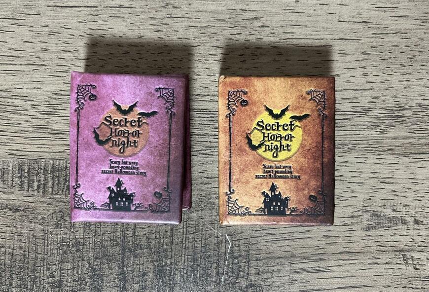 キャンドゥ、ミニチュアブックオブジェ（ハロウィン）画像
