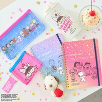 スヌーピーファン必見！オリジナルPEANUTSグッズが今年も登場！スヌーピーのPLAZA限定「クリアポーチ」2つ。カラフル可愛い！