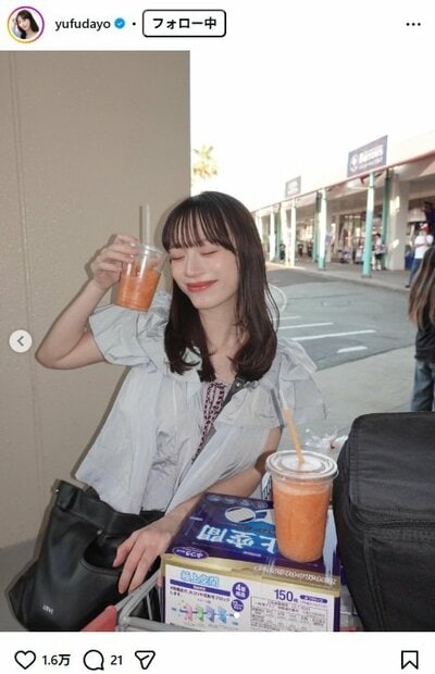 由布菜月のInstagram投稿