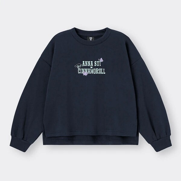 出所：GU公式 ファッション通販サイト スウェットプルオーバー(長袖) Sanrio characters×ANNA SUI 2