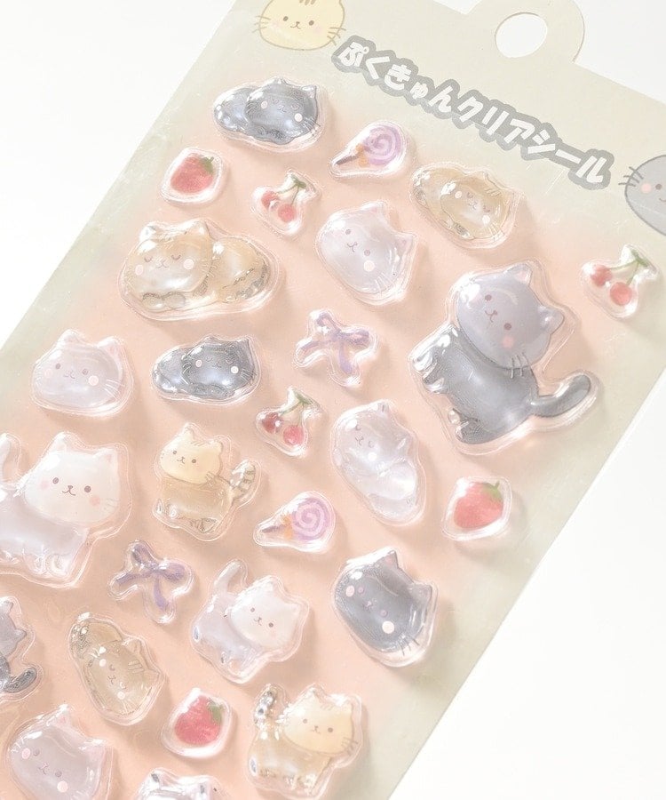 出所：ハニーズ公式オンラインショップ ぷくきゅんクリアシール