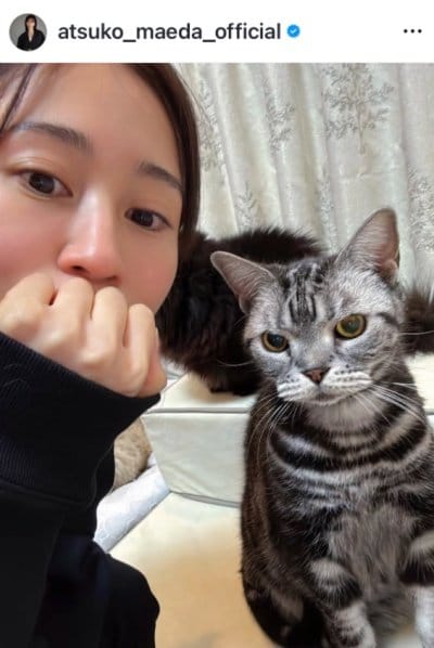 出所：前田敦子のInstagram（@atsuko_maeda_official）参照日：2026年4月16日