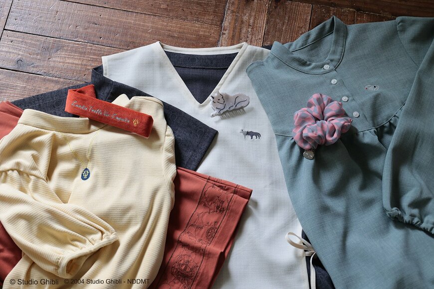 出所：ベネリック株式会社「大人女子向けのスタジオジブリグッズをセレクトした「Donguri Closet」からまるでスタジオジブリ作品の憧れのヒロインになったような気持ちになれるルームウェアとヘアアクセサリーが7月1日より発売」