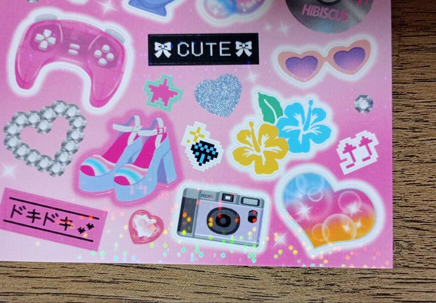 筆者撮影（セリア、TOPPiNG LAB Y2K ギャル）