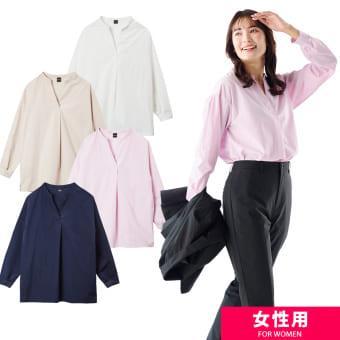 ワークマン、レディースシーンレスブラウス　画像
