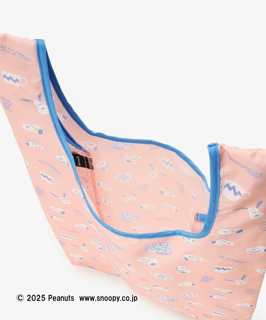 Afternoon Tea公式　コンパクトバッグ/PEANUTS（ピンク）（中）