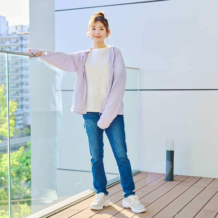 レディースソロテックス(R)使用シーンレスTシャツ