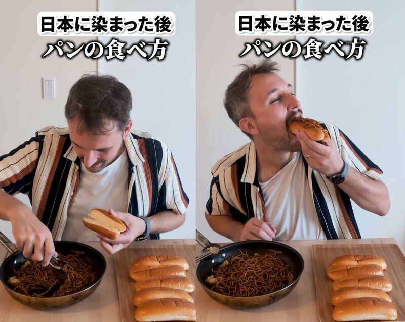 フランスと日本パンの食べ方
