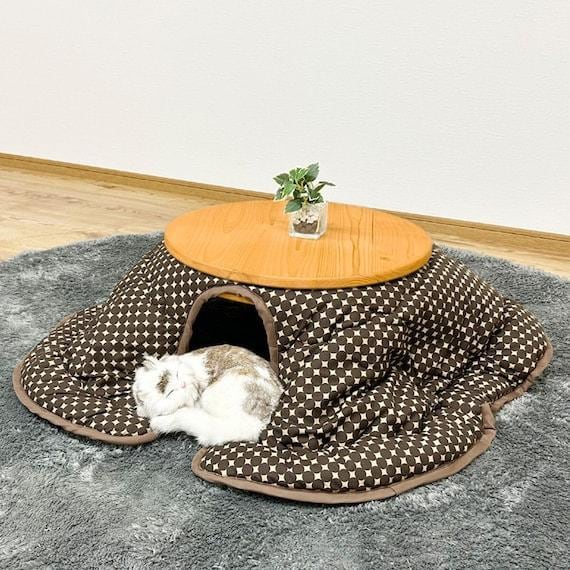 出所：ニトリ公式通販ニトリネット 国産ヒノキを使用したヒーターなしネコちゃんこたつ