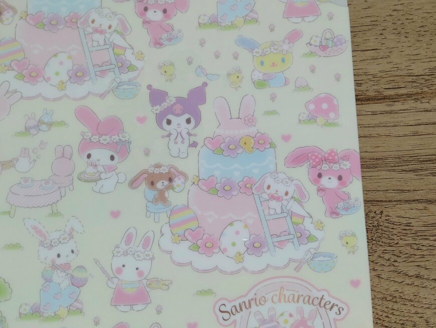 筆者撮影（セリア、A4クリアファイル M/X スプリングガーデン）