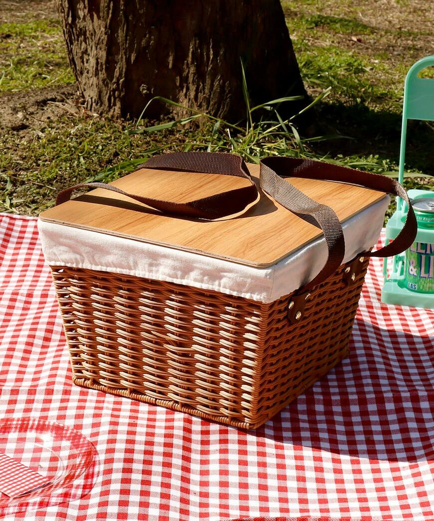 出所：パルグループ公式ファッション通販サイト 3COINS PPラタンバスケット／American Picnic