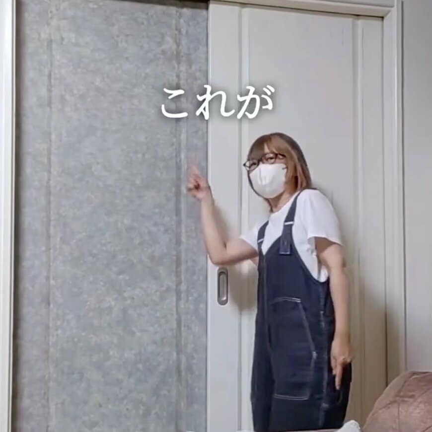 【築18年戸建DIY 】普通の引き戸→開放感ある回転ルーバーパーテーションに！「画期的」の声