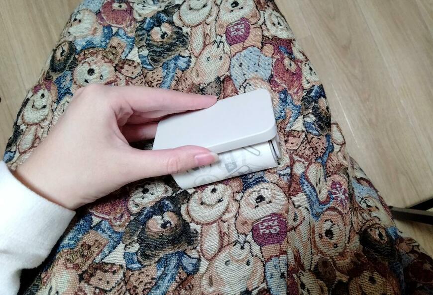 筆者撮影（セリア、1dpカーペットクリーナー）