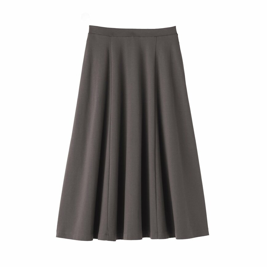 無印良品公式　婦人　涼感ＵＶカットスカート（チャコールグレー）