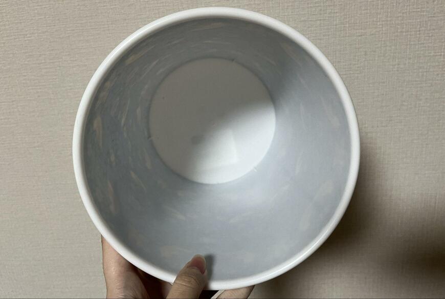 セリア、ウィリアム・モリスデザインのダストボックス商品画像、内側