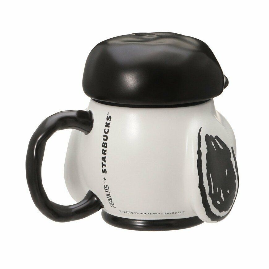 スターバックス公式　PEANUTS フェイスマグ 355ml　画像