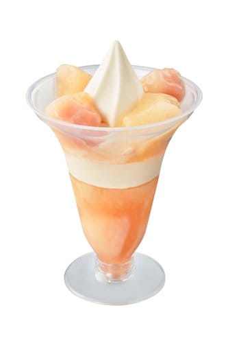 完熟白桃パフェ