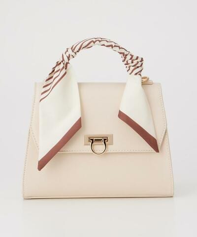 ハニーズ、スカーフ付フラップバッグ商品画像