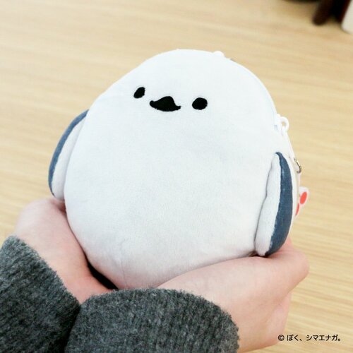 ぼく、シマエナガ。まんまるパスケース